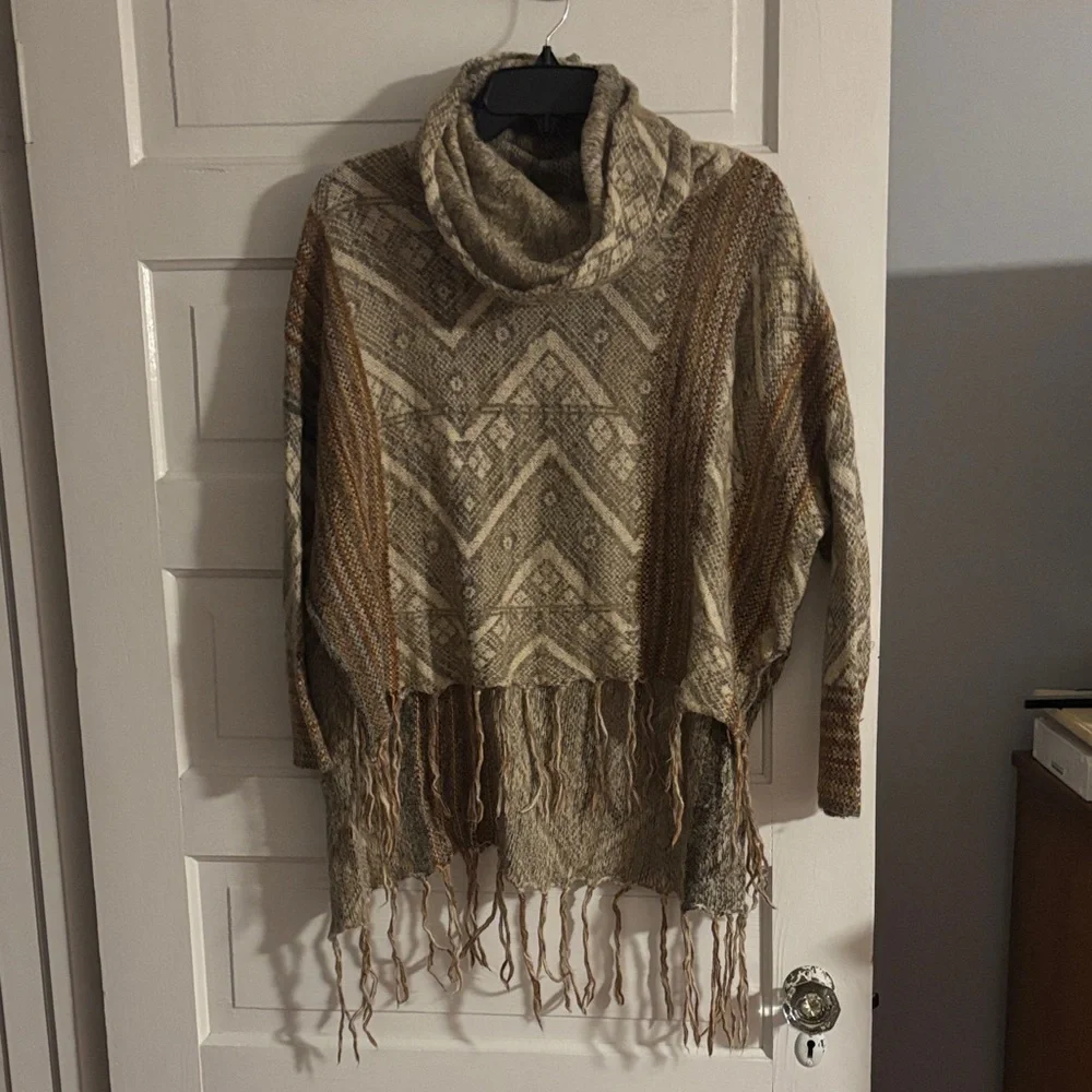 Free People Wool Blend Ponch